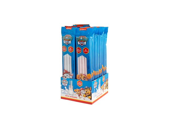 Paw Patrol Milk Straws