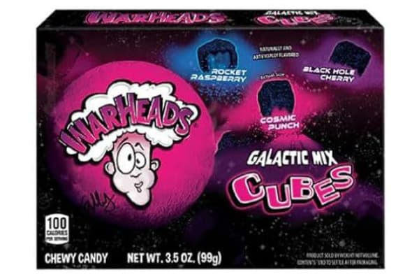 Warheads Galactic Mix Cubes 99g