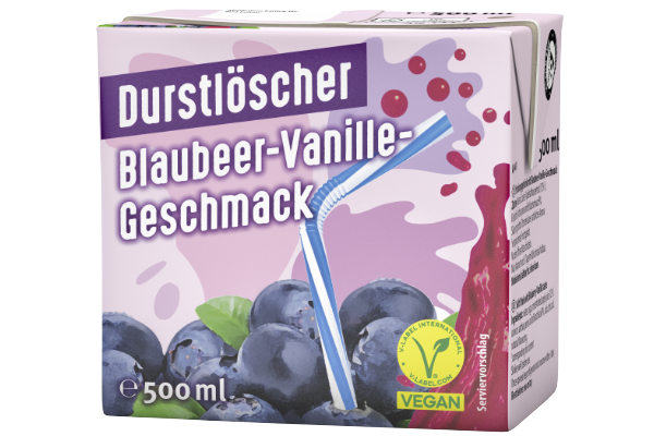 Durstlöscher Blaubeer-Vanille 500ml