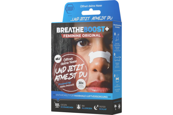breatheboost+ FEMININE ORIGINAL Nasenpflaster (30er Box)