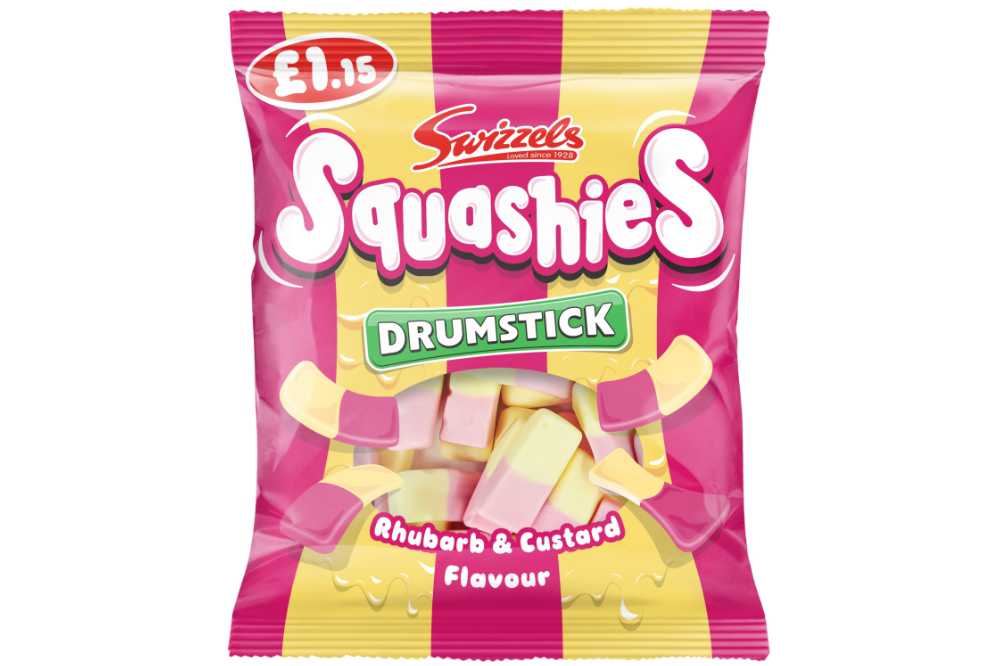 Squashies Rhubarb & Custard 120g