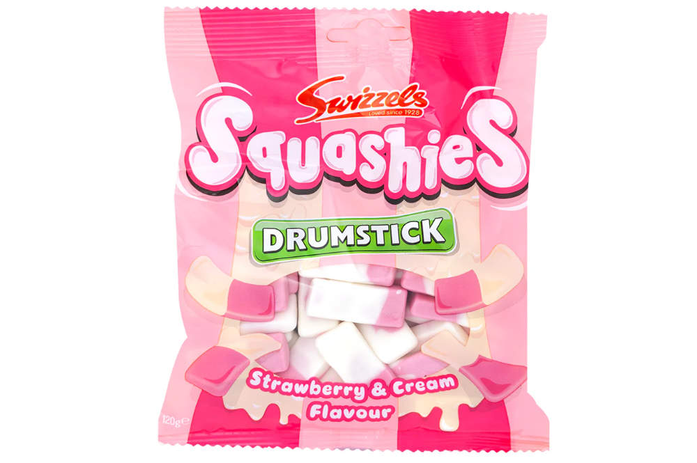 Squashies Strawberry & Cream 120g