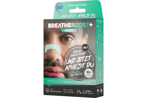 breatheboost+ MEDI Nasenpflaster mit Menthol (30er Box)