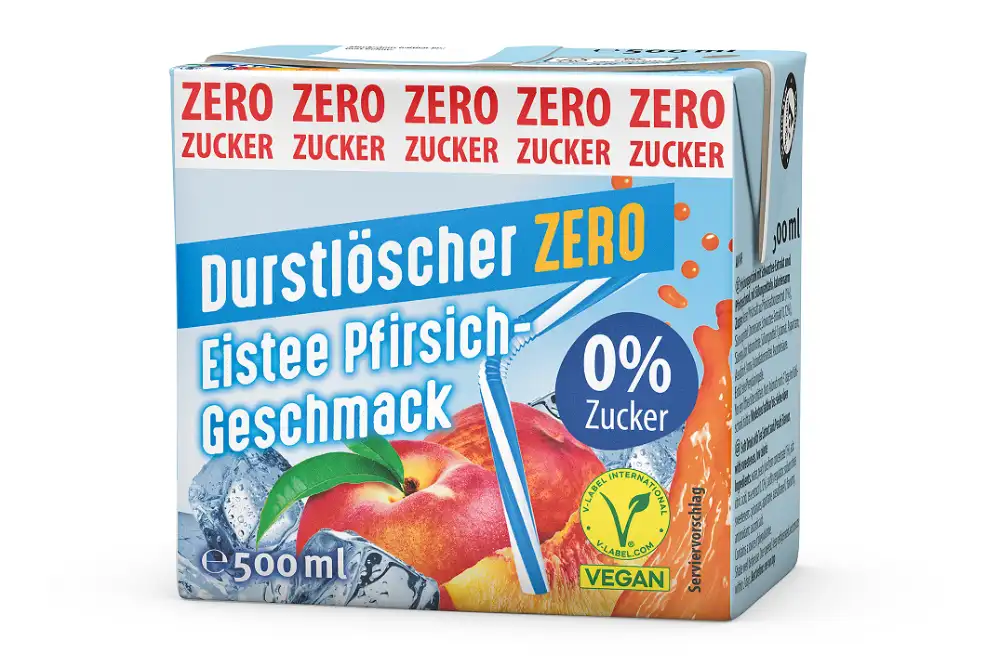 Durstlöscher Zero Eistee Pfirsich 500ml