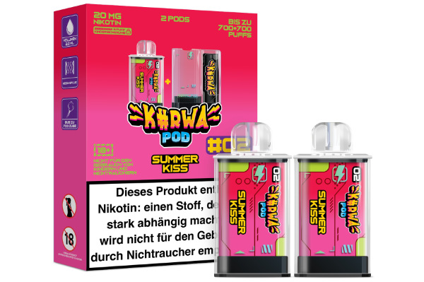 Kurwa Pod Prefilled Summer Kiss #2 2x2 ml