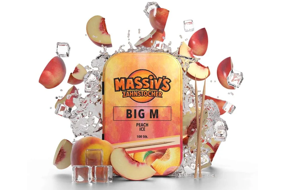 Massiv's Wunderzahnstocher - Big M 100 Stück-Dose