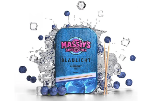 Massiv's Wunderzahnstocher - Blaulicht 100 Stück-Dose