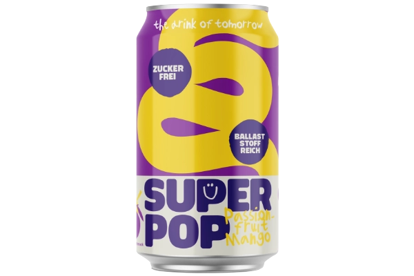 Super Pop - Passionfruit Mango 330ml Dose