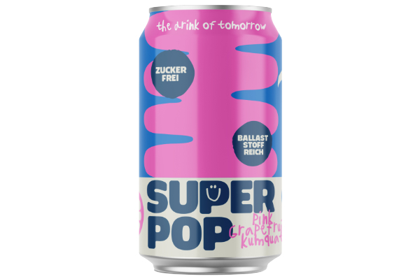 Super Pop - Pink Grapefruit Kumquat 330ml Dose