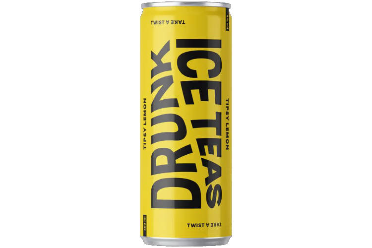 Drunk Ice Teas Dizzy Tipsy Lemon 250ml (EWP)