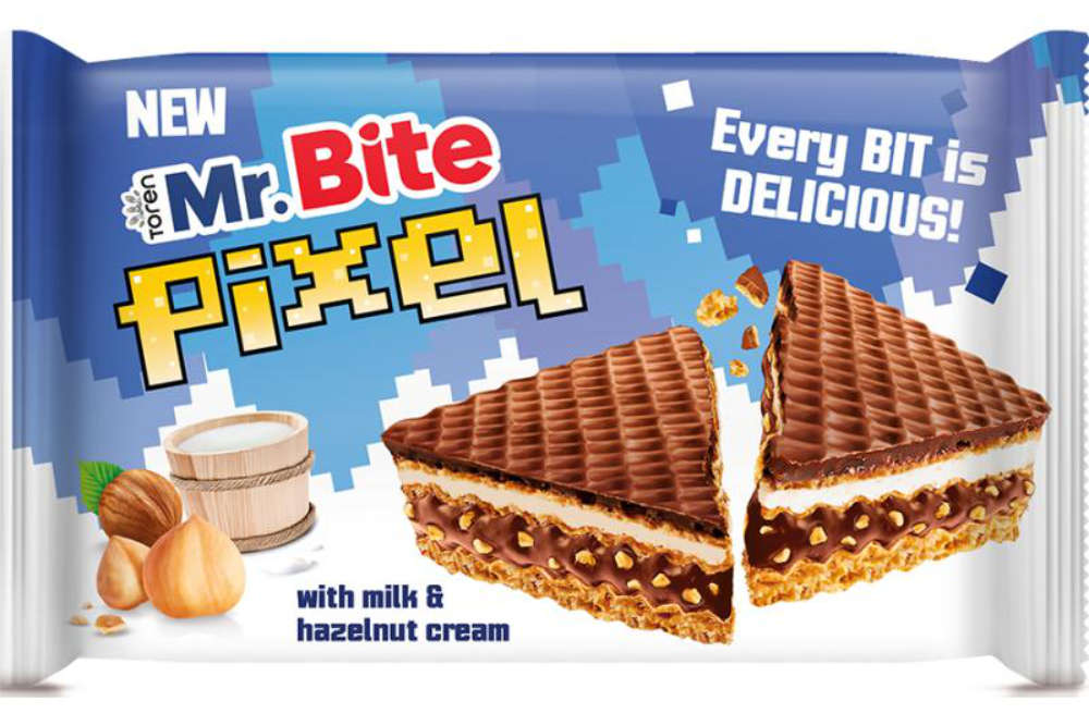 Mr. Bite PIXEL Milch Haselnuss 30g