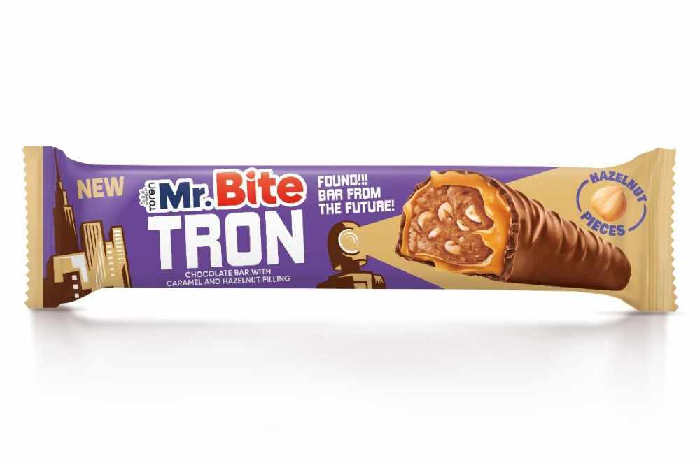 Mr. Bite TRON Caramel Haselnuss 32g
